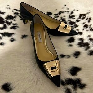 Coach Black Patent Kitten Heels (37)